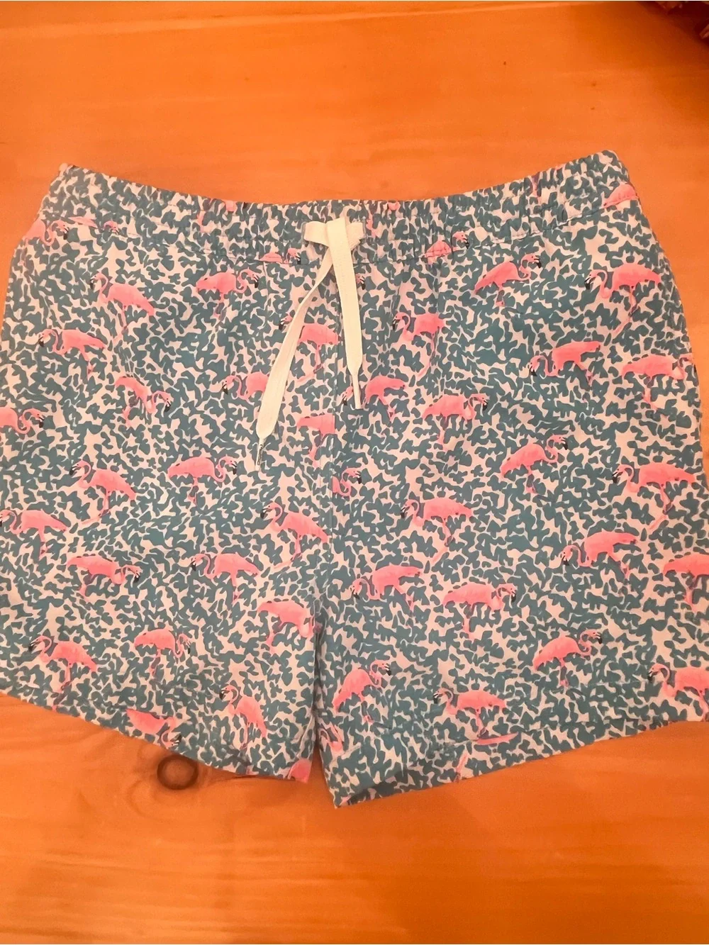 NWOT Chubbies The Domingos Are For Flamingo Swim Trunks Boys’ Large 14/16 Lined